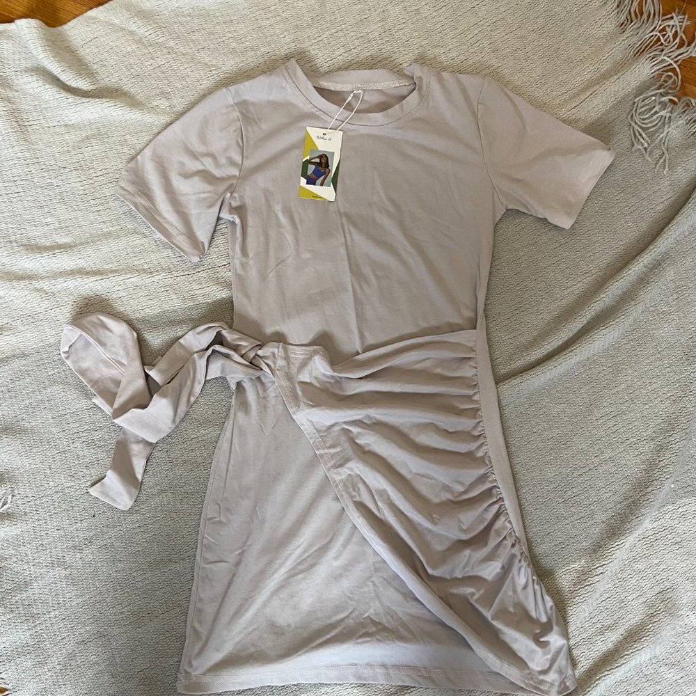 Halara Small Shirt Wrap Dress